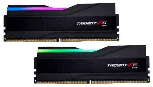 Модуль памяти DDR5 32GB (2*16GB) G.Skill F5-7800J3646H16GX2-TZ5RK TRIDENT Z5 RGB PC5-62400 7800MHz CL36 радиатор 1.45V black