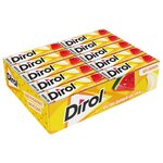 Жевательная резинка Dirol Cadbury Арбузно-дынный коктейль без сахара 30 шт - изображение
