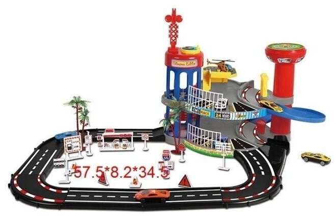 Набор Парковка 2 этажа 52 детали , 0908-38B