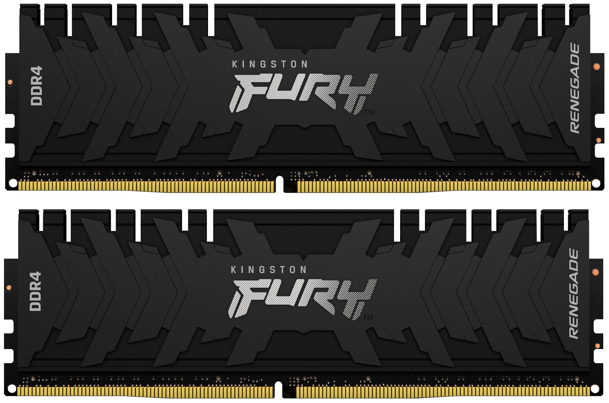 Kingston Оперативная память для компьютера 16Gb (2x8Gb) PC4-21300 2666MHz DDR4 DIMM CL13 Kingston Fury Renegade (KF426C13RBK2/16)