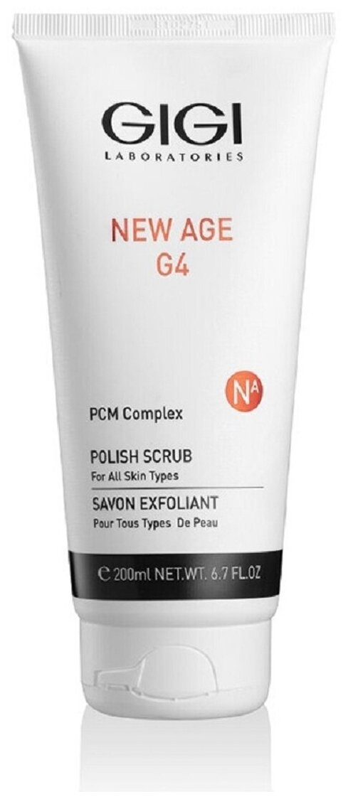 GIGI New Age G4 Polish Scrub Savon Exfoliant Мыло деликатное отшелушивающее, 200мл