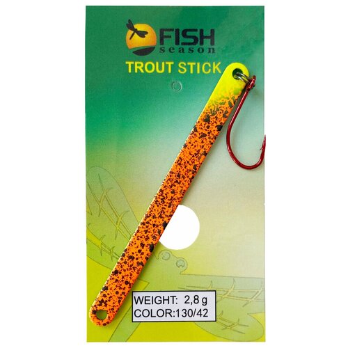 фото Блесна trout stick, 2.8гр, цвет-42, 1шт/уп fish season
