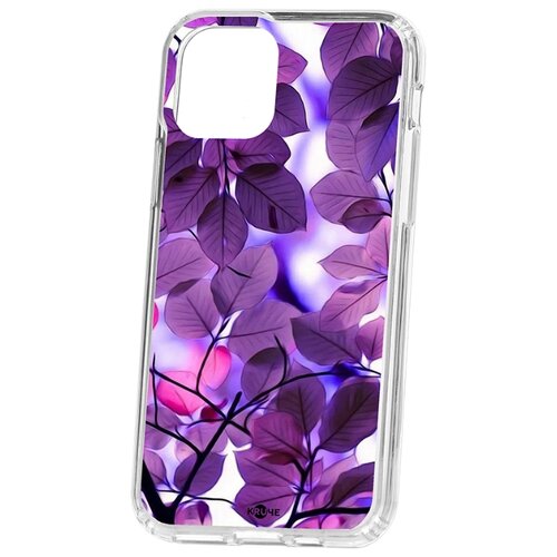 фото Чехол на ip 11 pro kruche print purple leaves