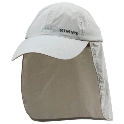 фото Кепка simms superlight sunshield cap, sterling, one size