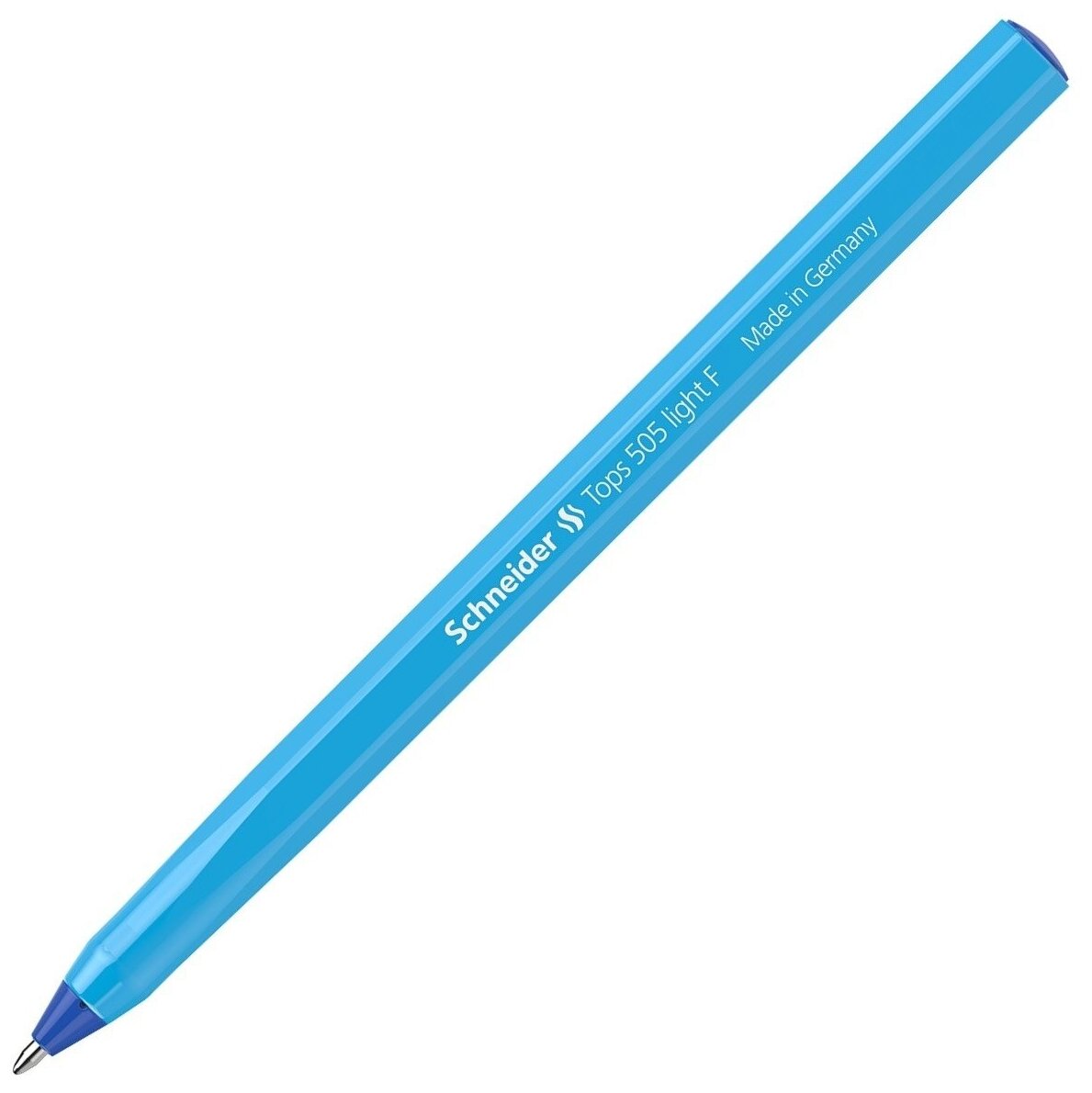 Ручка шариковая неавтоматическая Schneider Tops 505F LightМ0, 5 мм синяя