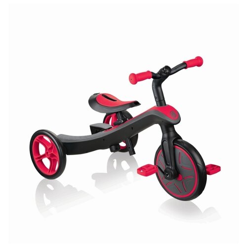 фото Трехколесный велосипед globber trike explorer 2 в 1, красный