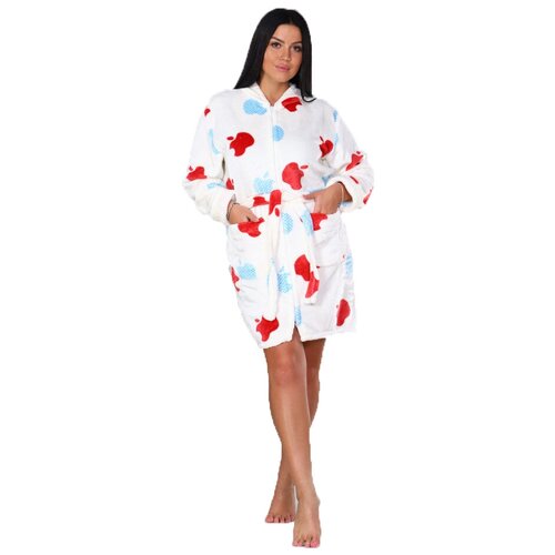 фото Халат женский махровый на молнии бариз+