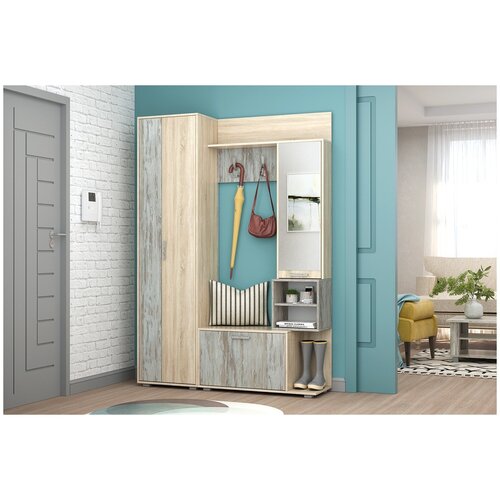 Прихожая Грейс Дуб сономаАртвуд темный 14749₽