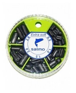 Грузила Salmo EXTRA SOFT малый 5 секц. 0,5-2,6г 060г набор 2