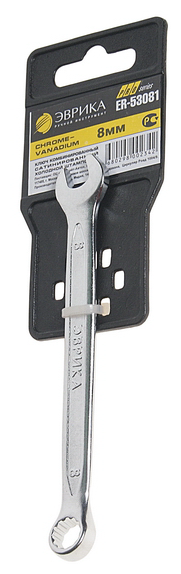 Ключ комбинированный Эврика ER-53081 8 мм