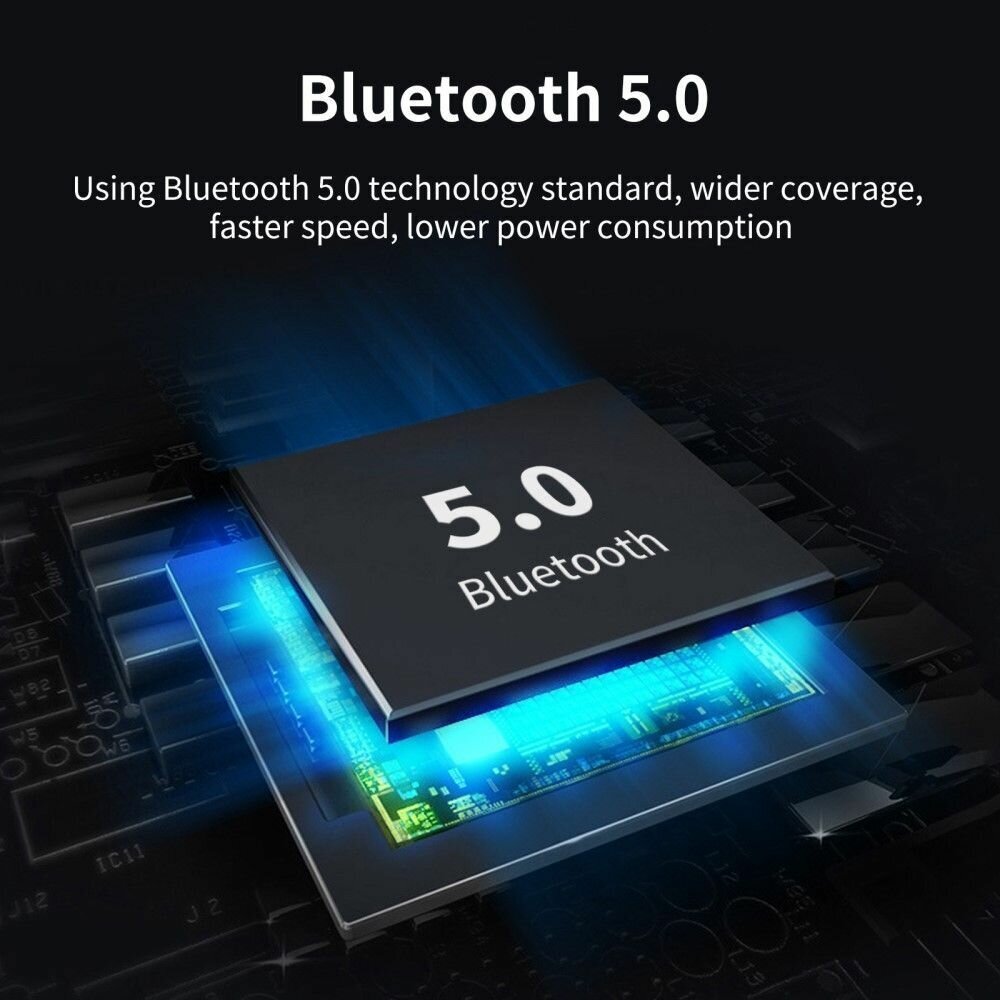 Беспроводная водонепроницаемая Bluetooth 50 гарнитура M7 для мотоциклетного шлема черная