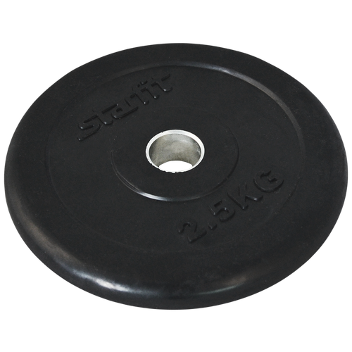 Диск Starfit BB-202 2.5 кг 2.5 кг 1 шт. черный диск starfit bb 202 2 5 кг 2 5 кг 1 шт черный