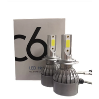 Светодиодные лампы Led C6 H7 6000k, 36w, 12V, комплект 2 шт.