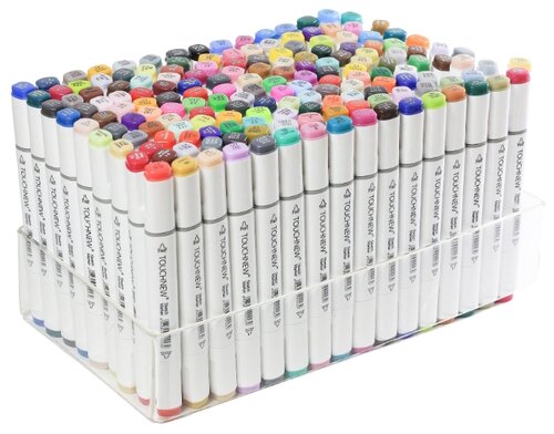 Набор маркеров для скетчинга TOUCHNEW, 168 цветов