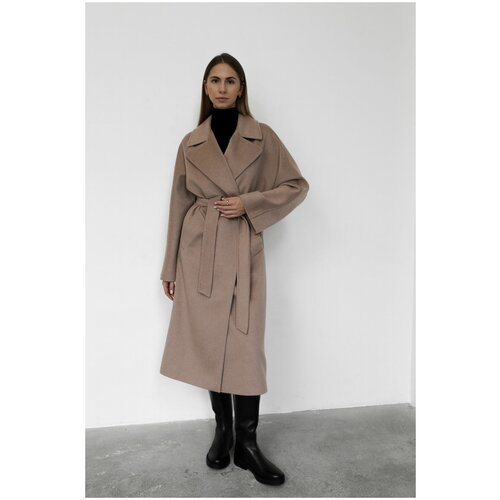 Женское пальто халат мока