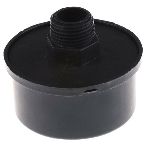 Воздушный фильтр для компрессора в сборе, пластиковый (Dнар. - 65 мм, резьба - 1/2 (20 мм)) фильтр для компрессора 1 2 металл диаметр 16 мм