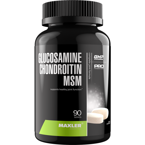 Препарат для укрепления связок и суставов Maxler Glucosamine Chondroitin MSM, 90 шт. ultimate nutrition glucosamine chondroitin msm 90 таб