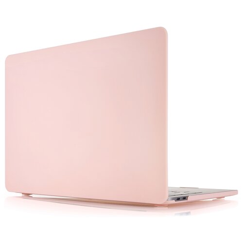 Чехол-накладка vlp Plastic Case for MacBook Pro 16 2019-2020 светло-розовый