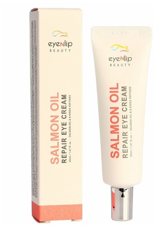 Крем для кожи вокруг глаз питательный с лососевым маслом Salmon Oil Intensive Eye Cream, EYENLIP, 8809555250296