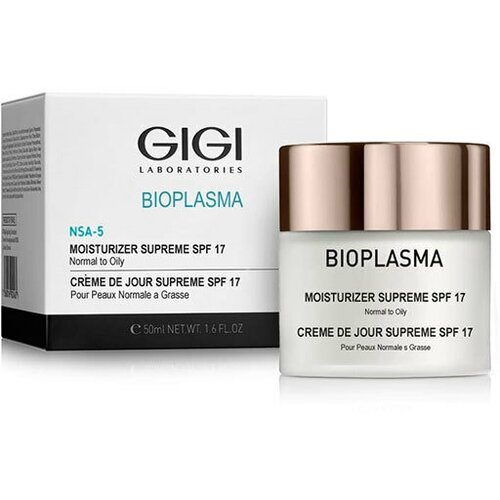 Крем GIGI увлажняющий для нормальной и жирной кожи - Bioplasma Moisturizer supreme SPF17 (Bioplasma)