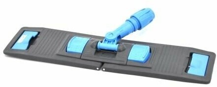 Держатель МОПа универсальный пластик 50х13см серый синяя рукоятка NPK196-B