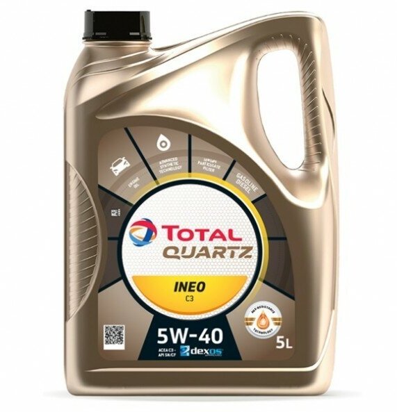 Total Quartz Ineo С3 5W40 5л