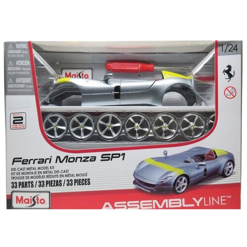 Сборная модель автомобиля Ferrari Monza SP1, металл 1:24 Maisto