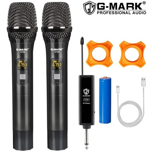 Комплект радио микрофонов G-Mark X720 серый 519000₽