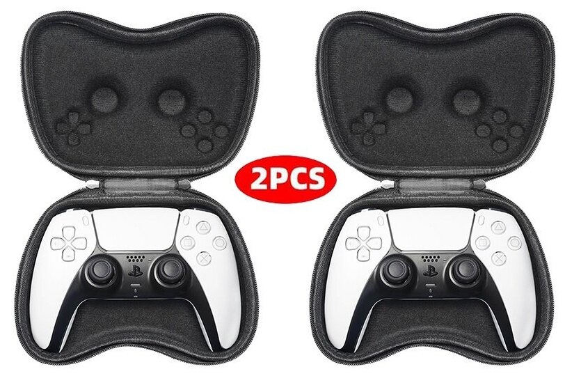 Чехол сумка-кейс для джойстика PlayStation 5/PS5 DualSense 2 шт
