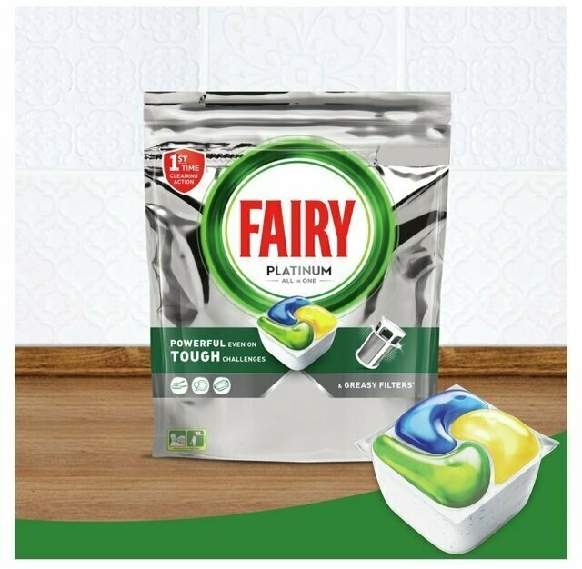 Капсулы для посудомоечной машины Fairy Platinum All in one