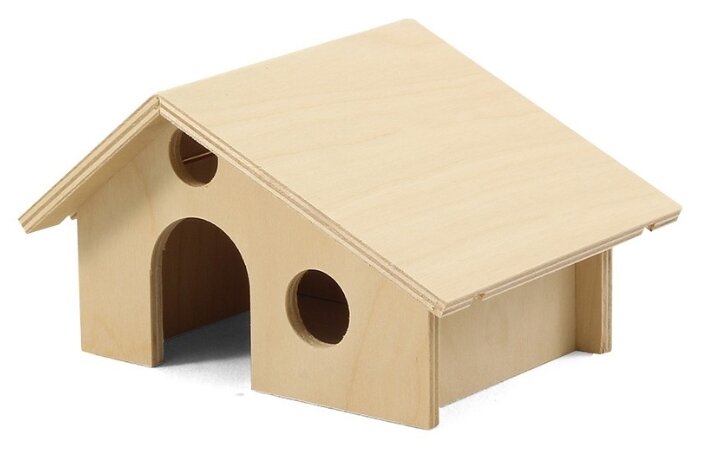 Gamma домик для мелких животных деревянный, 165х130х100 мм
