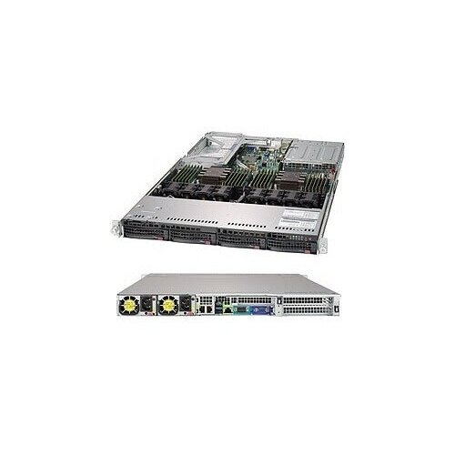 Supermicro Сервер SYS-6019U-TRT 1U, 2xLGA3647 up to 205W , iC621 X11DPU , 24xDDR4, up to 4x3.5 HDD, 2x10GbE, 2x750W, 2x PCIEx16, 1x PCIEx8 LP, 1x