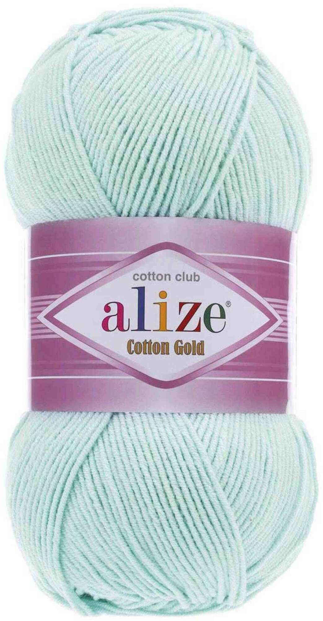 Пряжа Alize Cotton Gold ледяной (514), 55%хлопок/45%акрил, 330м, 100г, 3шт