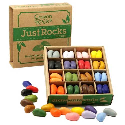 фото Crayon Rocks Восковые мелки-камушки в экобоксе, 64 штуки