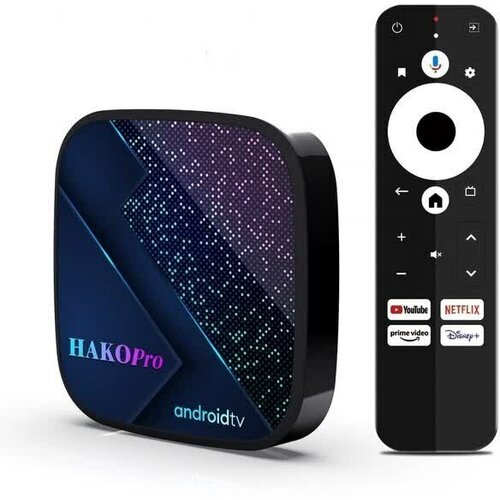 Смарт-тв приставка HAKO Pro 2/16 Гб Android 11 смарт приставка tanix w2 2 16 gb прошивка slimboxtv android 11