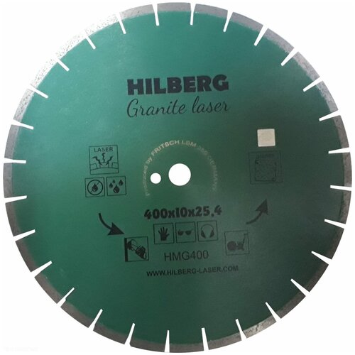 Диск Trio Diamond Hilberg Granite Laser HMG400 400x10x25.4x12mm hilberg алмазные диски турбо ультратонкие 125х1 2 hm402
