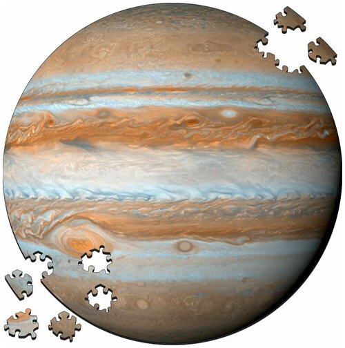 Деревянный пазл Юпитер картина на стену 169 деталей 30х30