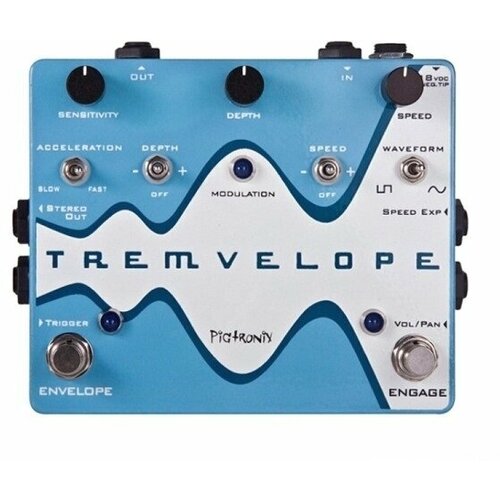 гитарная педаль эффектов примочка pigtronix emt tremvelope envelope modulated tremolo Pigtronix EMT Tremvelope Envelope Modulated Tremolo Педаль тремоло