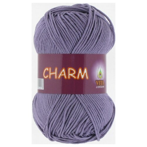 Пряжа VITA cotton CHARM Vita, светло-сиреневый - 4501, 100% мерсеризованный хлопок, 5 мотков, 50 г., 106 м.