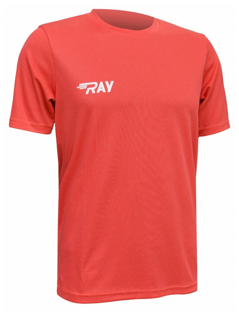 Футболка спортивная RAY (Men) мужская спортивная для бега, красный, размер 46, красный