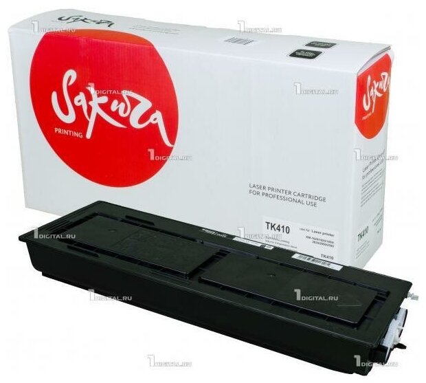 Картридж SAKURA TK-410 черный для Kyocera KM-1620/1635/1650/2035/2050/2550 (15К) (SATK410)