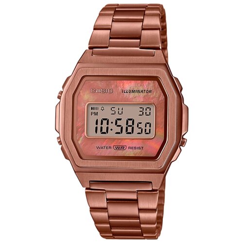 фото Японские наручные часы casio a1000rg-5ef мужские цифровые