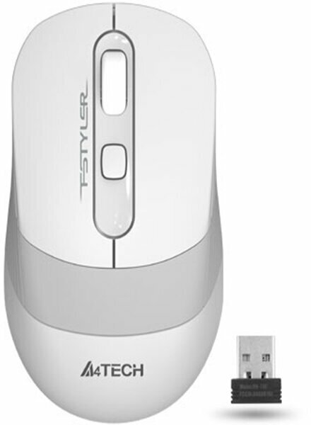 Мышь A4Tech Fstyler FG10S White-Grey