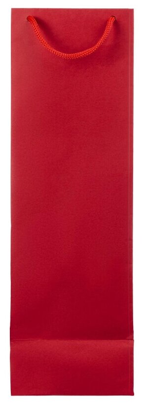 Пакет подарочный бумажный под бутылку Vindemia, красный,75556.50