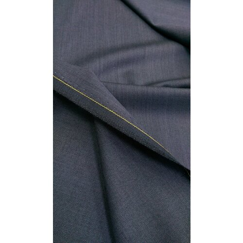 Ткань Шерсть костюмная серо-голубая Италия
