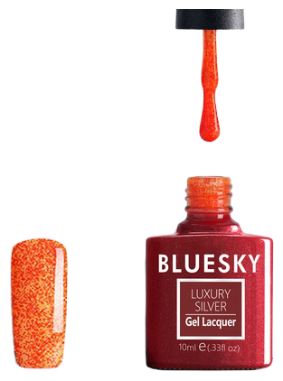 Bluesky, Гель-лак Luxury Silver №559