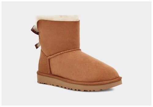 Угги  UGG, натуральная замша, размер RU - 38, US - 8, EU - 39, 25 см, коричневый