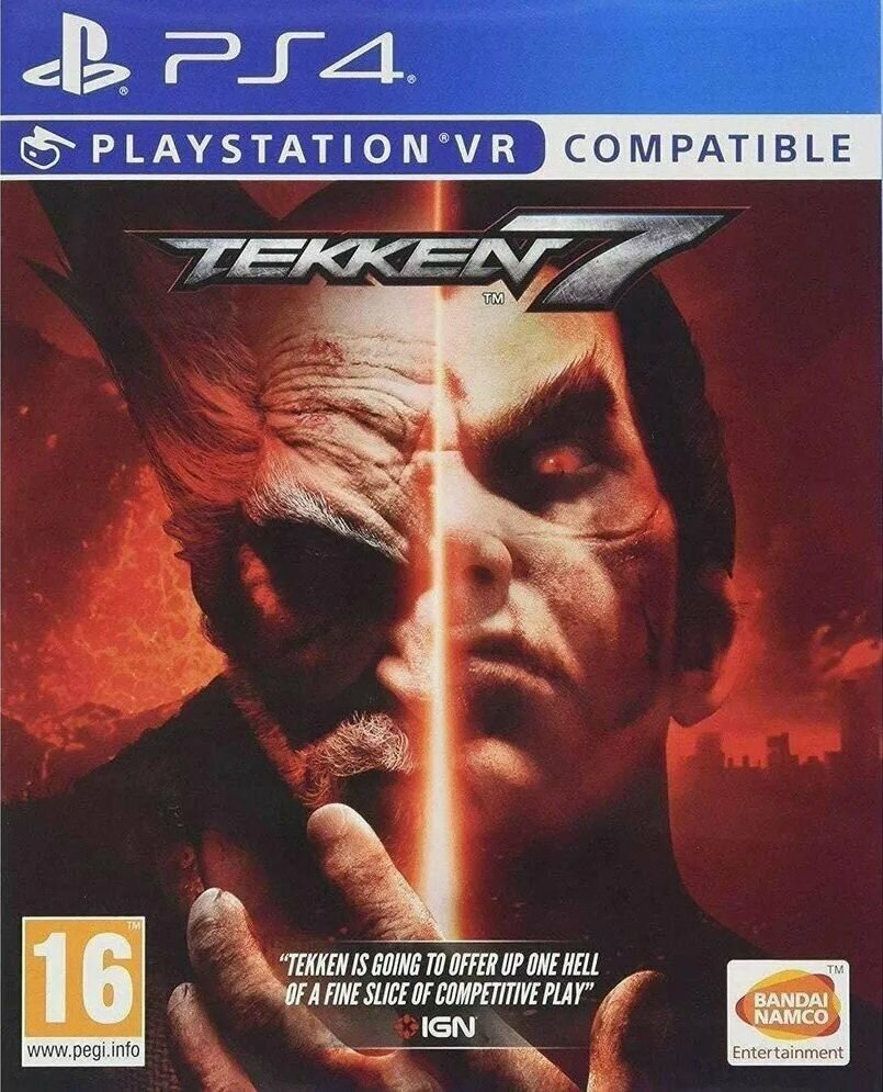 Игра на диске Tekken 7 (с поддержкой VR) (PlayStation 4, русские субтитры)