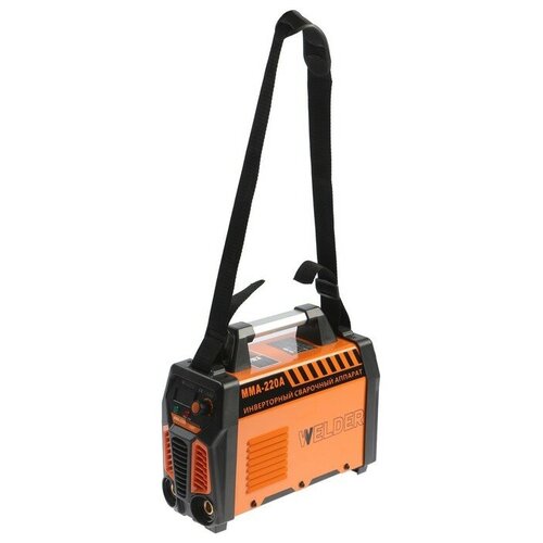 Сварочный аппарат Welder MMA-220A LCD, 5 кВт, 20-220 А, 1.6-4 мм, LCD дисплей, 2 кабеля