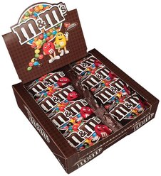 Драже M&M's Milk Chocolate с молочным шоколадом, коробка, 32 шт., 45 г